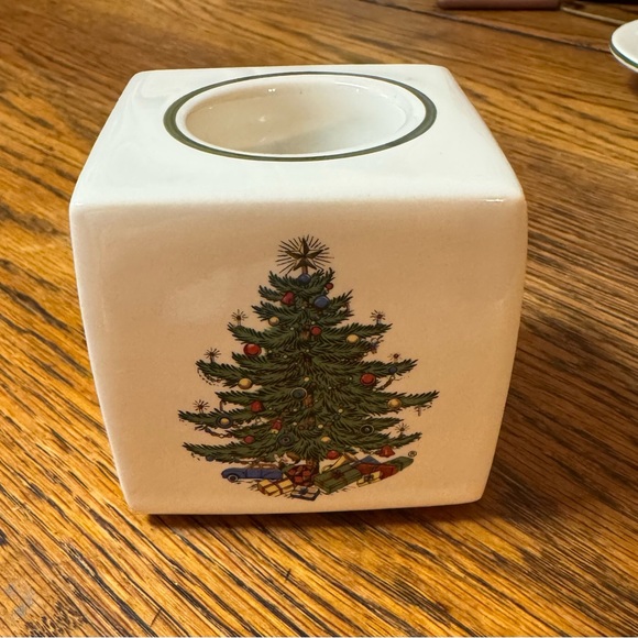 Cuthbertson Original Christmas Tree Votive Candle Holder Vintage   Never Used - Picture 8 of 9